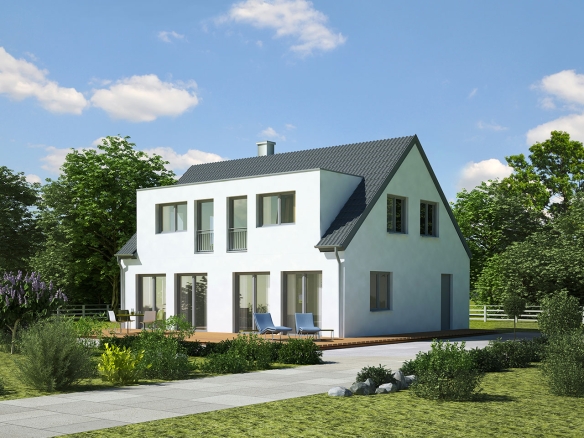 Modern wood home